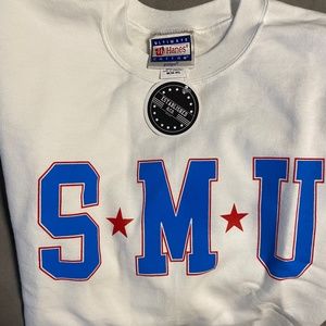 SMU cropped sweatshirt & off shoulder tank